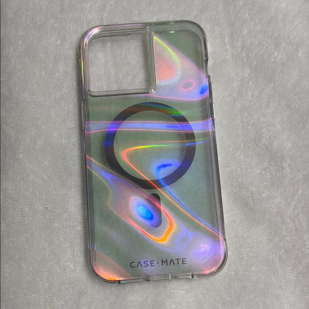 iPhone 15 Pro Max 6.7” Case-Mate Soap BubbleMagSafe Compatible Phone Case